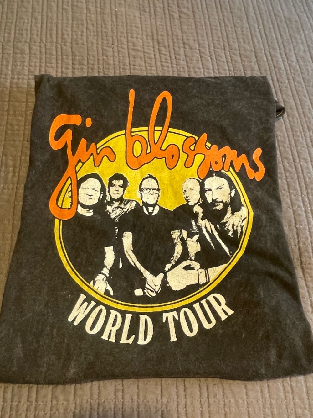 Gin Blossoms Black World Tour T-Shirt Unisex Size Large - Picture 7 of 7